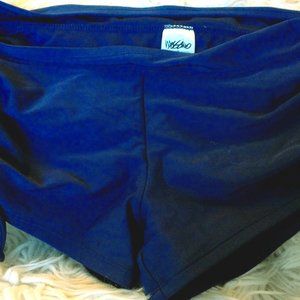 Navy swim shorts
